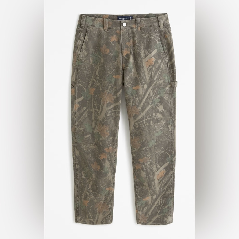 Abercrombie & Fitch Men’s Loose Camo Pant 29x32